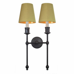 Suzanna Twin Tall Wall Sconce by The Limehouse Lamp Company